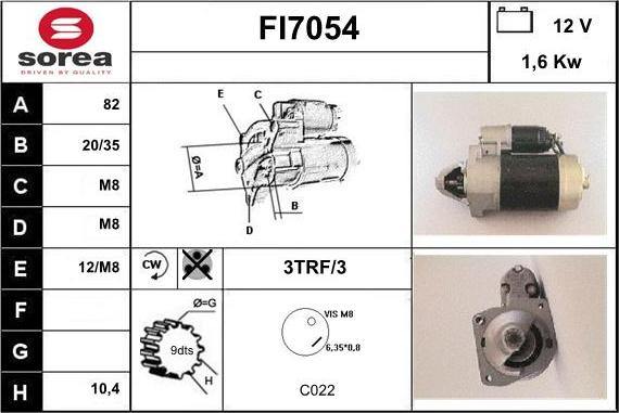 Sera FI7054 - Starteris adetalas.lv