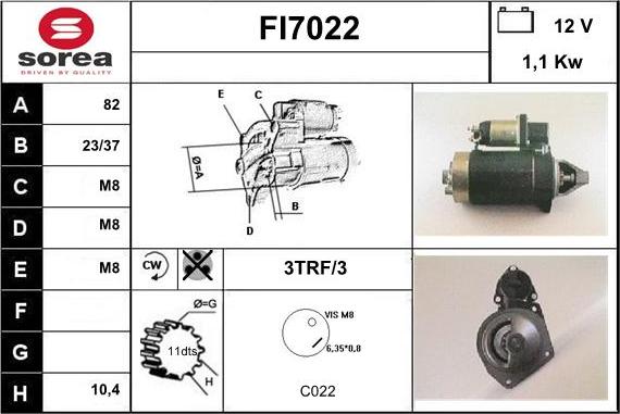 Sera FI7022 - Starteris adetalas.lv