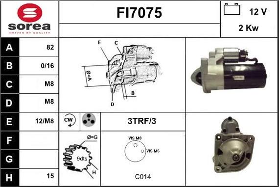 Sera FI7075 - Starteris adetalas.lv