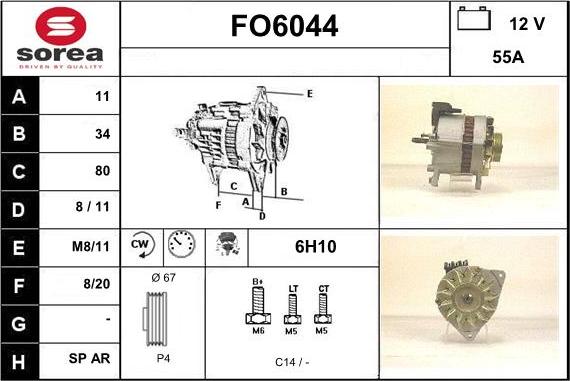 Sera FO6044 - Ģenerators adetalas.lv