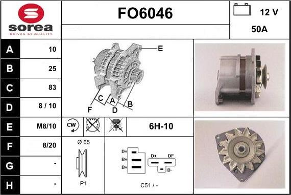 Sera FO6046 - Ģenerators adetalas.lv