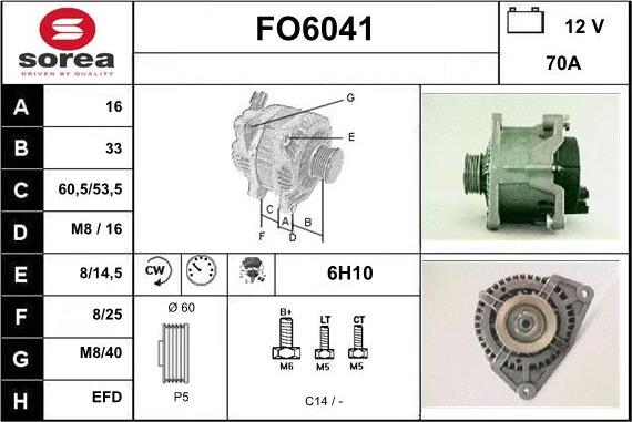 Sera FO6041 - Ģenerators adetalas.lv