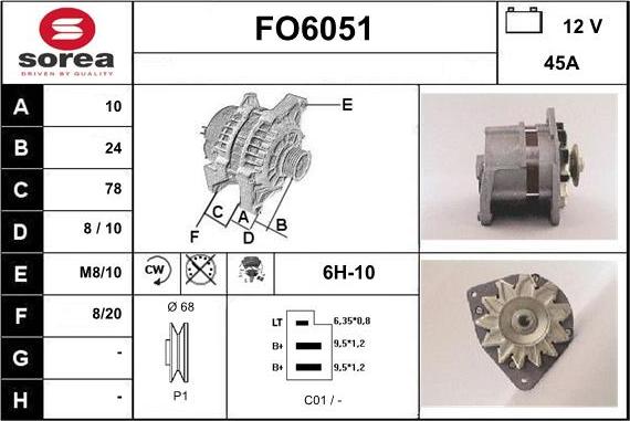 Sera FO6051 - Ģenerators adetalas.lv