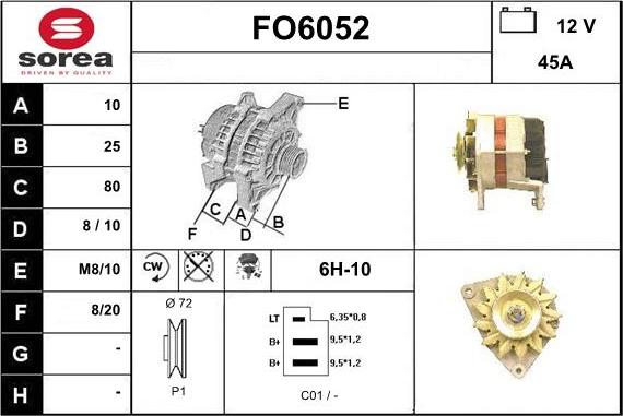 Sera FO6052 - Ģenerators adetalas.lv