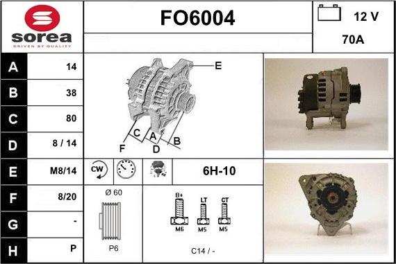 Sera FO6004 - Ģenerators adetalas.lv