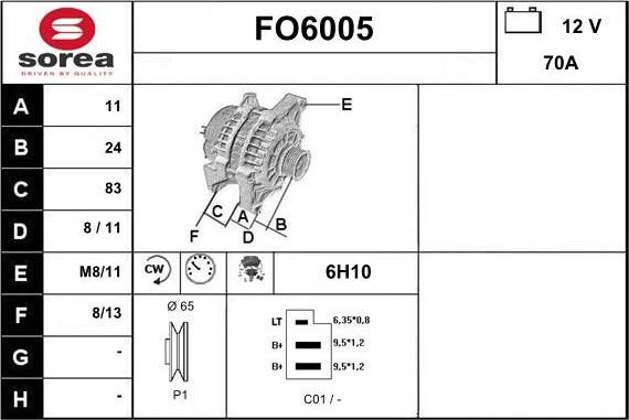 Sera FO6005 - Ģenerators adetalas.lv