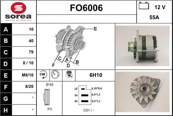 Sera FO6006 - Ģenerators adetalas.lv