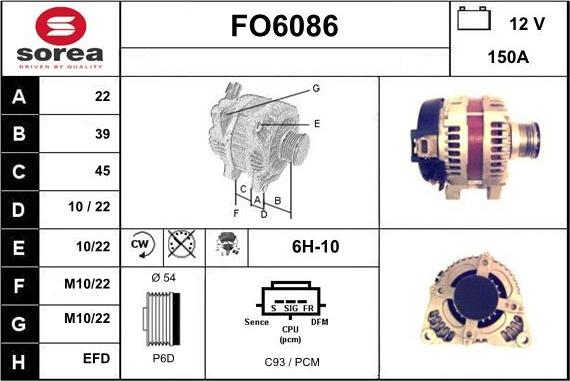 Sera FO6086 - Ģenerators adetalas.lv