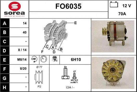 Sera FO6035 - Ģenerators adetalas.lv