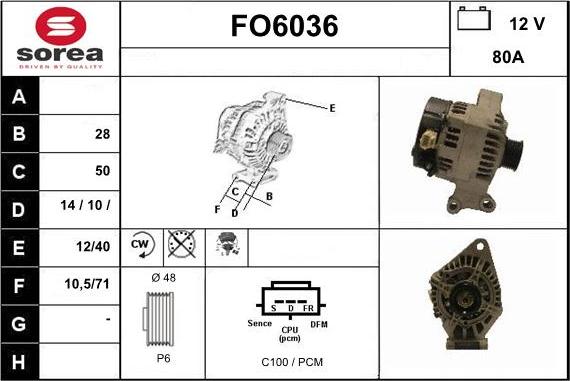 Sera FO6036 - Ģenerators adetalas.lv