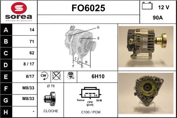 Sera FO6025 - Ģenerators adetalas.lv