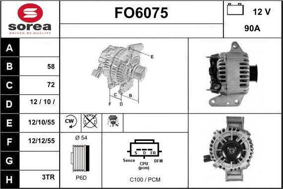 Sera FO6075 - Ģenerators adetalas.lv