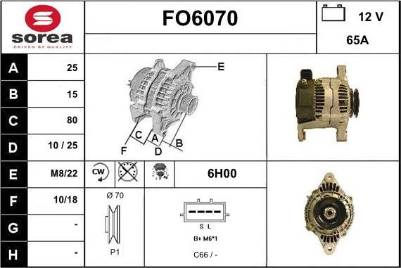 Sera FO6070 - Ģenerators adetalas.lv