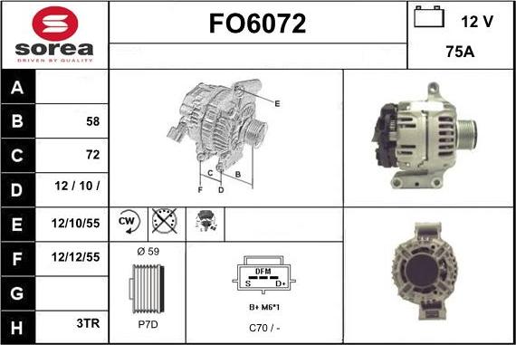 Sera FO6072 - Ģenerators adetalas.lv