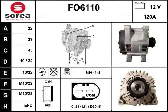 Sera FO6110 - Ģenerators adetalas.lv