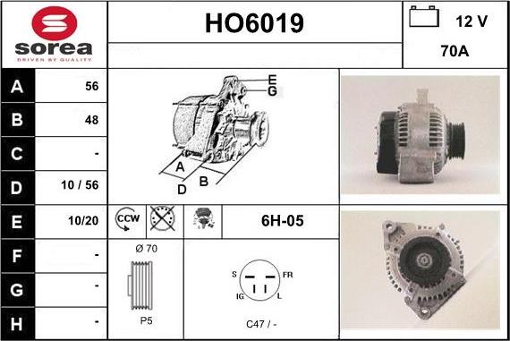 Sera HO6019 - Ģenerators adetalas.lv