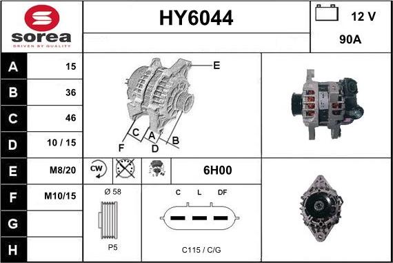 Sera HY6044 - Ģenerators adetalas.lv