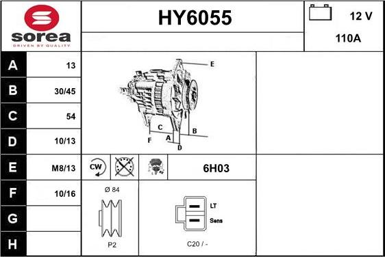 Sera HY6055 - Ģenerators adetalas.lv