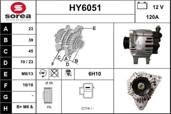 Sera HY6051 - Ģenerators adetalas.lv