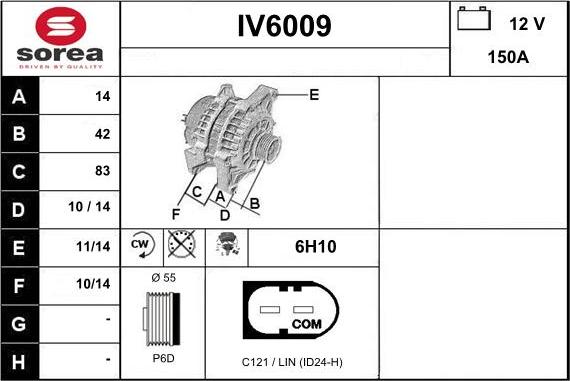 Sera IV6009 - Ģenerators adetalas.lv