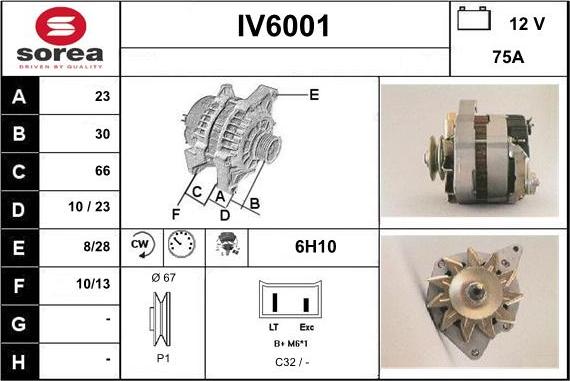 Sera IV6001 - Ģenerators adetalas.lv