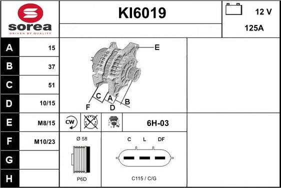 Sera KI6019 - Ģenerators adetalas.lv