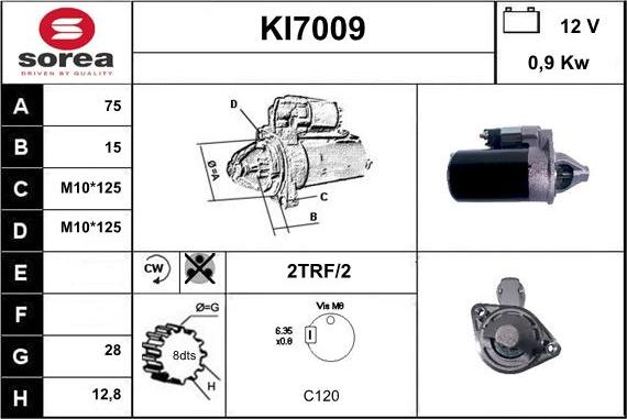 Sera KI7009 - Starteris adetalas.lv