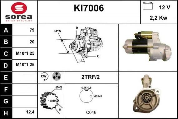 Sera KI7006 - Starteris adetalas.lv