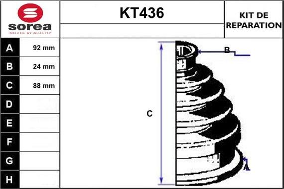 Sera KT436 - Putekļusargs, Piedziņas vārpsta adetalas.lv