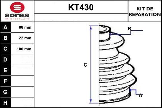 Sera KT430 - Putekļusargs, Piedziņas vārpsta adetalas.lv