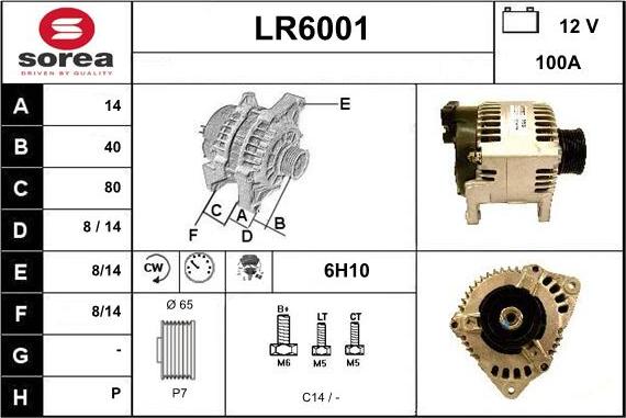 Sera LR6001 - Ģenerators adetalas.lv