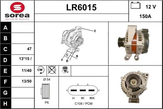 Sera LR6015 - Ģenerators adetalas.lv