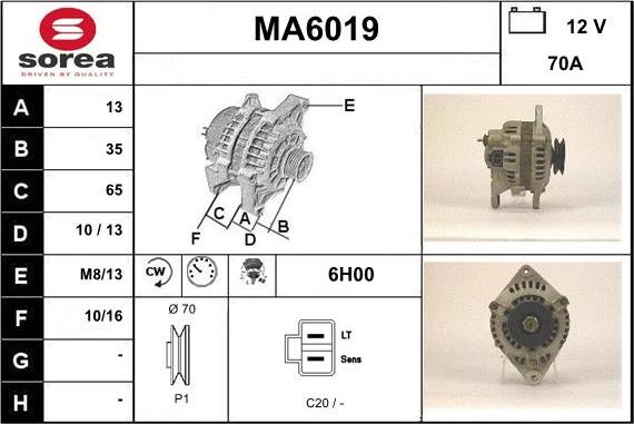 Sera MA6019 - Ģenerators adetalas.lv