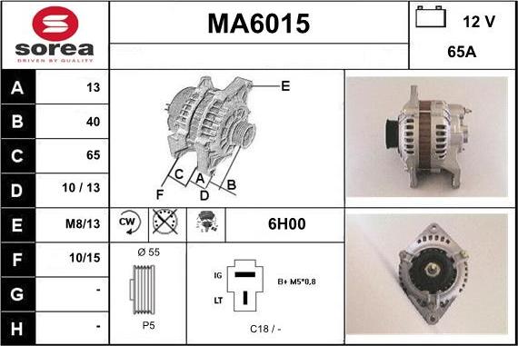 Sera MA6015 - Ģenerators adetalas.lv