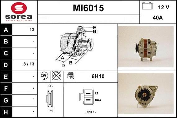 Sera MI6015 - Ģenerators adetalas.lv