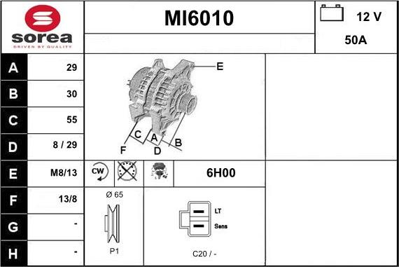 Sera MI6010 - Ģenerators adetalas.lv