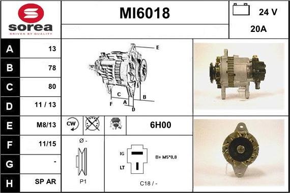 Sera MI6018 - Ģenerators adetalas.lv