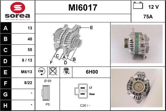 Sera MI6017 - Ģenerators adetalas.lv