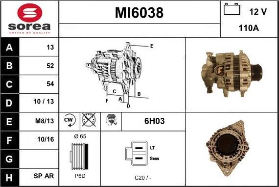 Sera MI6038 - Ģenerators adetalas.lv