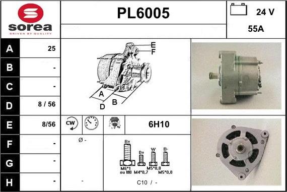 Sera PL6005 - Ģenerators adetalas.lv