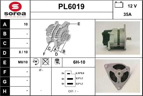 Sera PL6019 - Ģenerators adetalas.lv