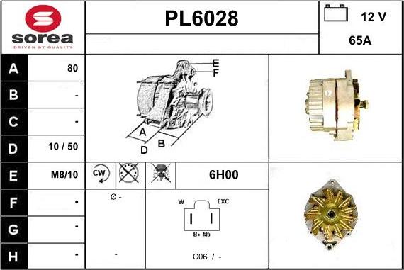 Sera PL6028 - Ģenerators adetalas.lv