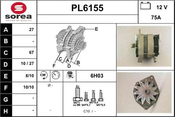 Sera PL6155 - Ģenerators adetalas.lv