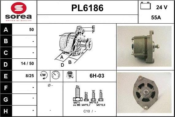 Sera PL6186 - Ģenerators adetalas.lv