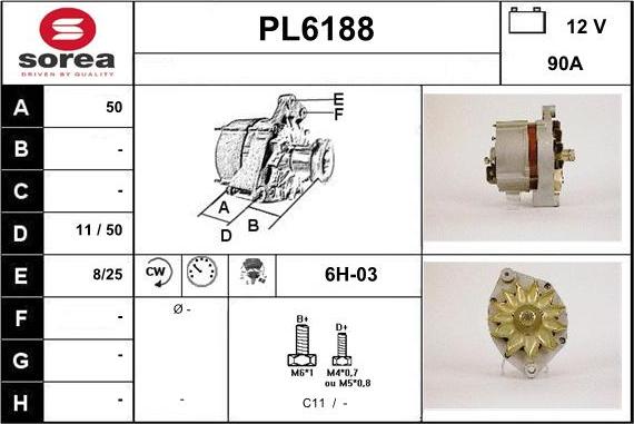 Sera PL6188 - Ģenerators adetalas.lv