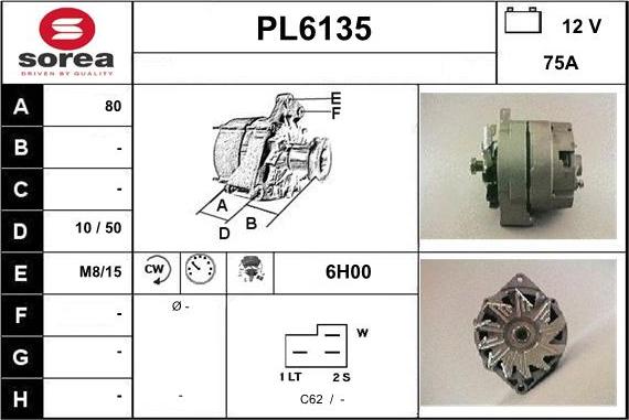 Sera PL6135 - Ģenerators adetalas.lv