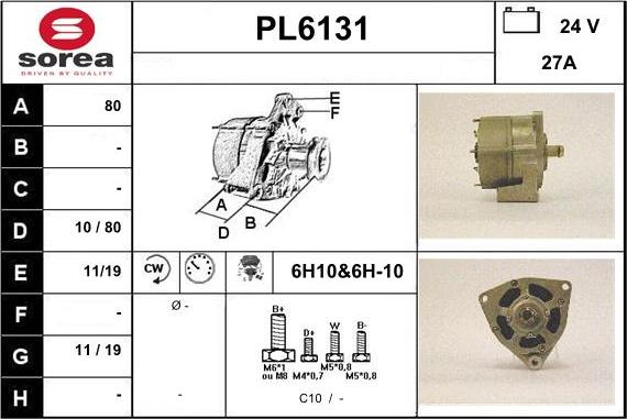 Sera PL6131 - Ģenerators adetalas.lv