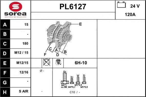 Sera PL6127 - Ģenerators adetalas.lv