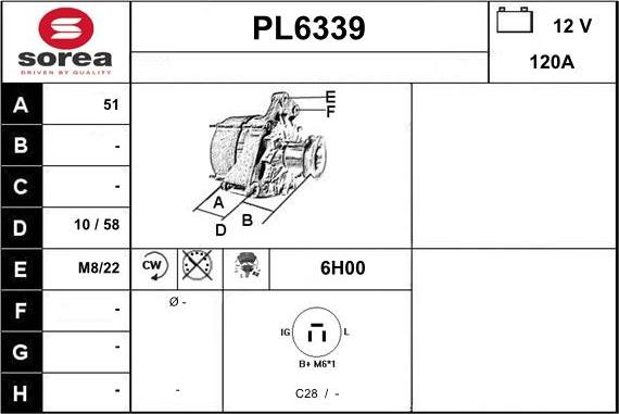 Sera PL6339 - Ģenerators adetalas.lv