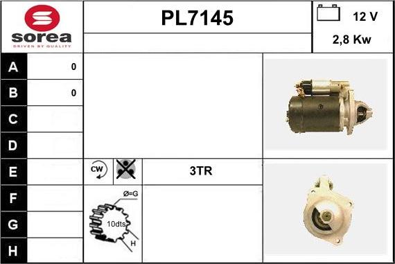 Sera PL7145 - Starteris adetalas.lv